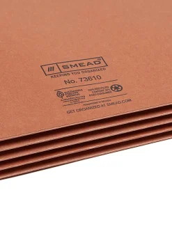 Smead® End-Tab Extra-Wide File Pockets, 3-1/2