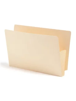 Smead® End-Tab File Pockets , Legal Size (8 1/2" x 14"), 3 1/2" Expansion, Manila, Box Of 25