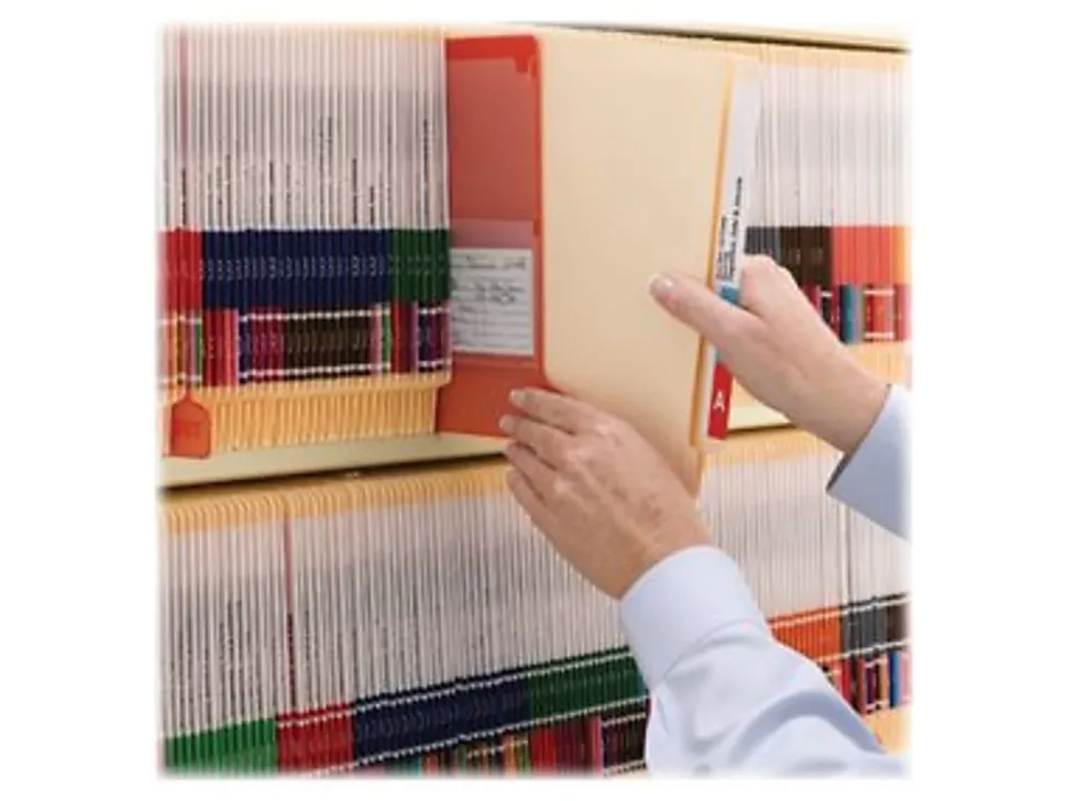Smead® End-Tab Folders With Fastener, 8 1/2" x 14", Legal, Manila, Box of 50