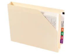 Smead® End-Tab Jackets, 1 1/2