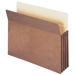 Smead® Expanding File Pocket. Legal Size, 3 1/2" Expansion, 30% Recycled, Redrope, Box Of 25