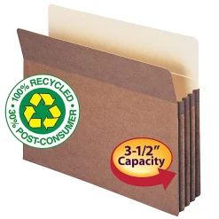 Smead® Expanding File Pockets, 3 1/2