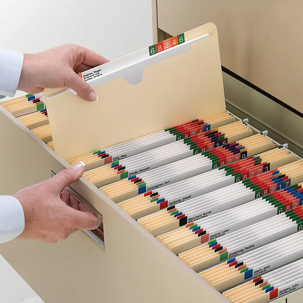 Smead® Expanding Reinforced Top-Tab File Jackets, 2" Expansion, Letter Size, Manila, Box Of 50 (75560)