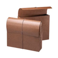 Smead® Expanding Wallet, 3 1/2" Expansion, 9 1/2" x 11 3/4", 30% Recycled, Brown