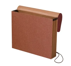 Smead® Expanding Wallet, 3 1/2" Expansion, Letter Size, 30% Recycled, Redrope