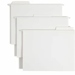 Smead® FasTab Hanging File Folders, Letter Size, White, Box Of 20 Folders