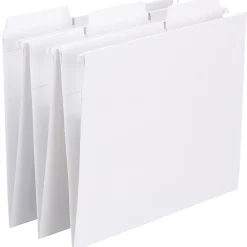 Smead® FasTab Hanging File Folders, Letter Size, White, Box Of 20 Folders