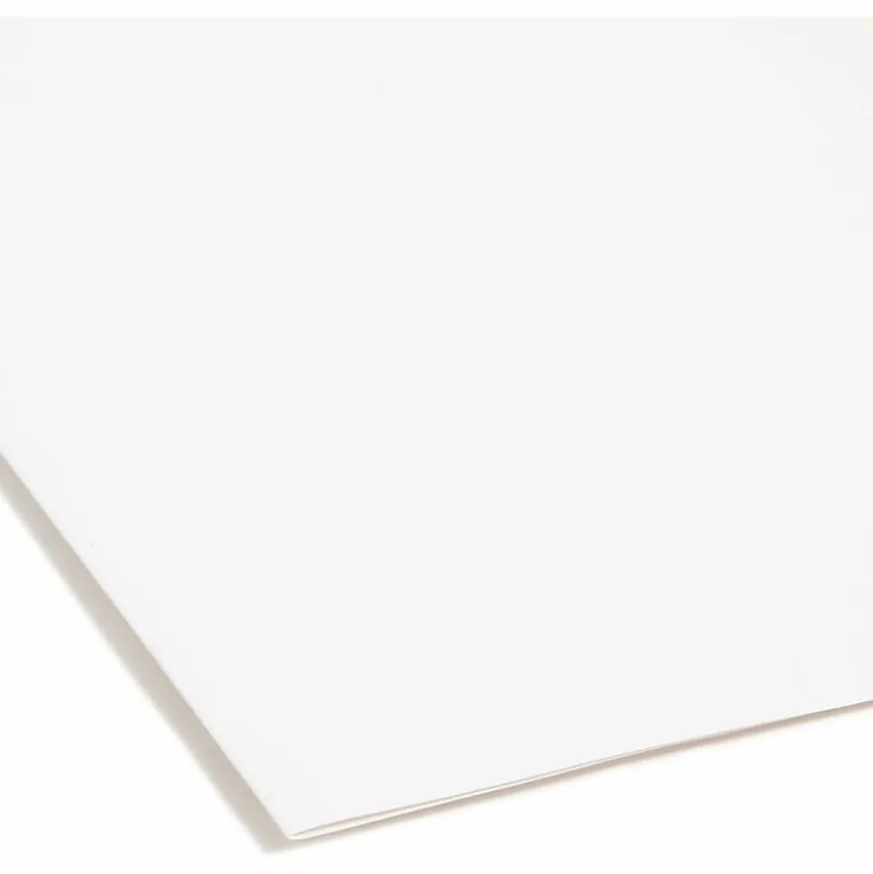 Smead® FasTab Hanging File Folders, Letter Size, White, Box Of 20 Folders