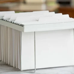 Smead® FasTab Hanging File Folders, Letter Size, White, Box Of 20 Folders