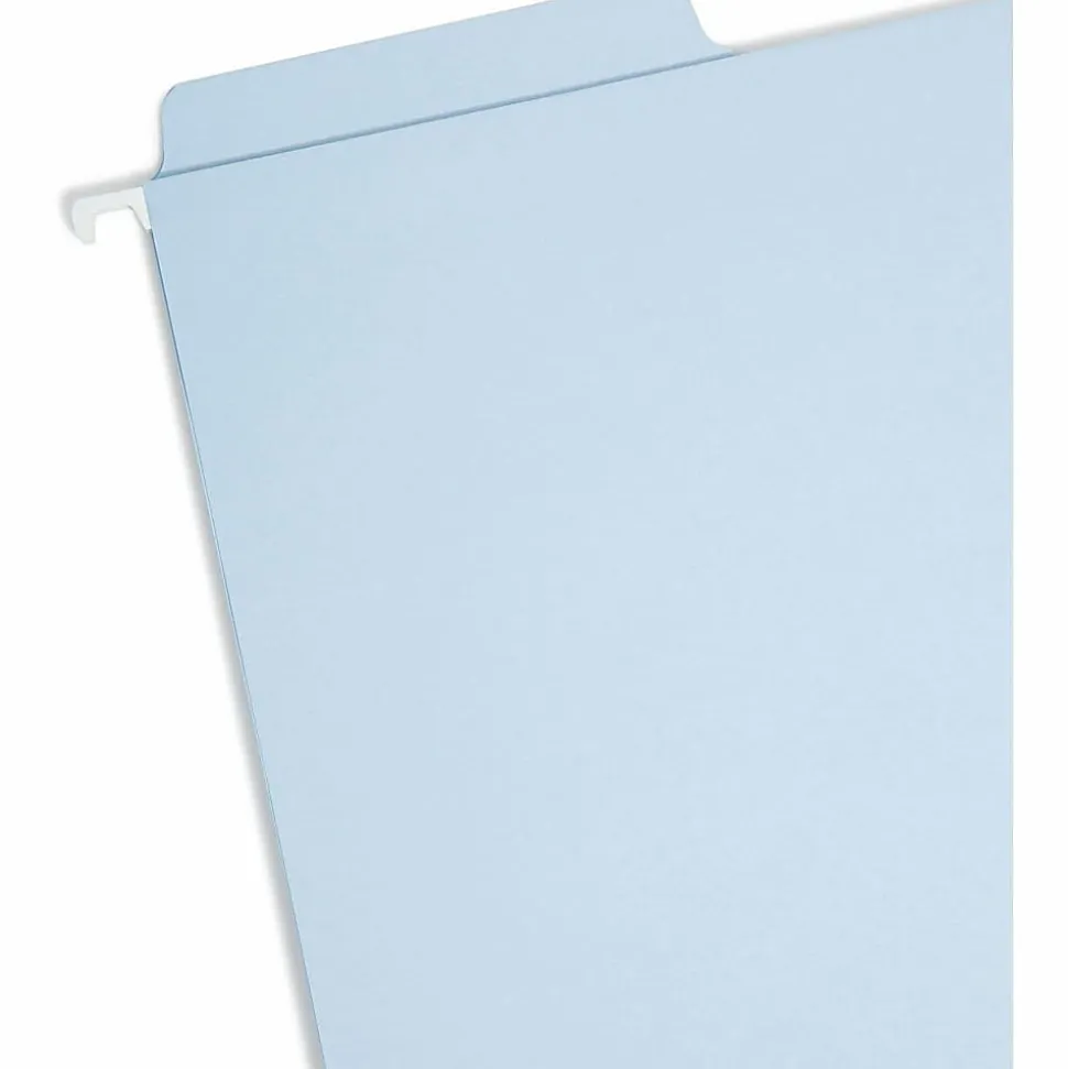 Smead® FasTab® Hanging File Folders, Letter Size, Assorted Colors, Pack Of 18