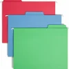 Smead® FasTab® Hanging File Folders, Letter Size, Assorted Colors, Pack Of 18 Folders