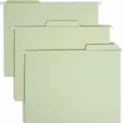 Smead® FasTab® Hanging File Folders, Letter Size, Moss, Pack Of 20