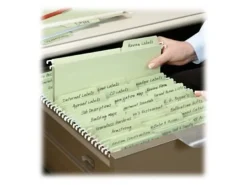 Smead® FasTab® Hanging Folders, 1/3 Cut, Legal Size, Moss, Pack Of 20