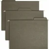 Smead® FasTab® Hanging Folders With 1/3-Cut Tabs, Letter Size, Standard Green, Box Of 20 Folders