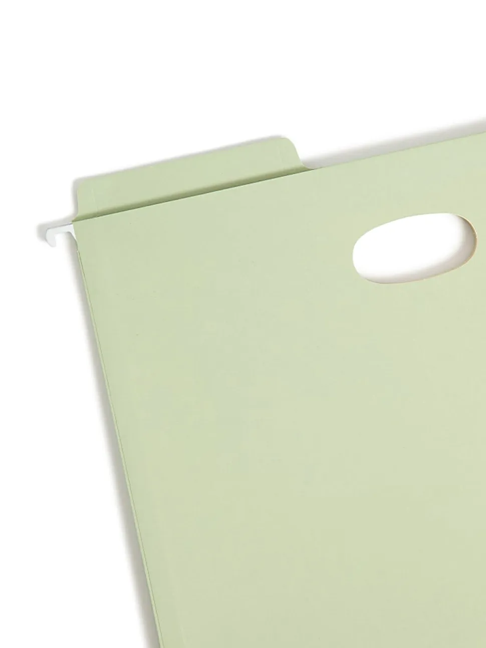 Smead® FasTab® 5 1/4" Hanging Pockets, Letter Size, Moss, Pack Of 9