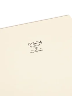 Smead® File Folders, Letter Size, Straight Cut, Manila, Pack Of 100