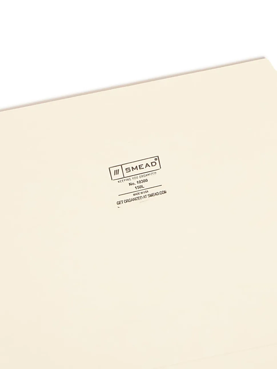 Smead® File Folders, Letter Size, Straight Cut, Manila, Pack Of 100