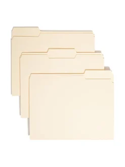 Smead® File Folders, Letter Size, 1/3 Cut, Manila, Pack Of 100 (10330)