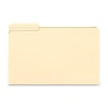 Smead® File Folders, Reinforced Tab, 1/3 Cut, Left Position, Legal Size, Manila, Box Of 100