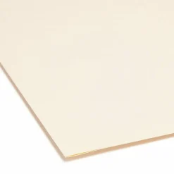 Smead® File Folders, Reinforced Tab, 1/3 Cut, Left Position, Legal Size, Manila, Box Of 100