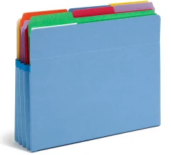 Smead® File Pocket Expanding Color Pockets, 3 1/2
