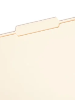 Smead® Guide 2/5-Cut File Folders, Letter Size (8 1/2