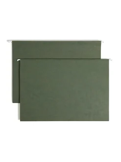 Smead® Hanging Box-Bottom File Folders, 2" Expansion, Legal Size, Standard Green, Box Of 25 Folders