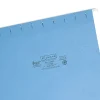 Smead® Hanging File Folders, 1/5-Cut Adjustable Tab, Letter Size, Blue, Box Of 25