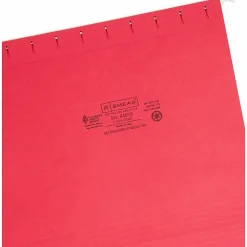 Smead® Hanging File Folders, 1/5-Cut Tab, Letter Size, Assorted Primary Colors, Box Of 25 (64059)
