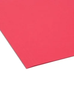 Smead® Hanging File Folders, Letter Size, Red, Box Of 25 Folders