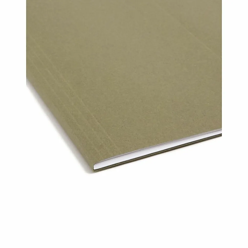 Smead® Hanging File Folders, Letter Size, 100% Recycled, Standard Green, Box Of 25