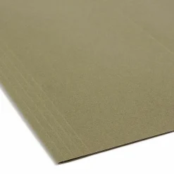 Smead® Hanging File Folders, Letter Size, 100% Recycled, Standard Green, Box Of 25