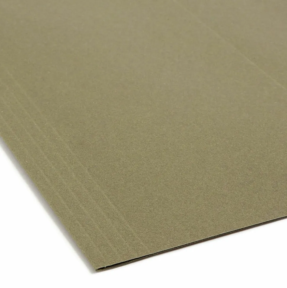 Smead® Hanging File Folders, Letter Size, 100% Recycled, Standard Green, Box Of 25