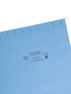 Smead Hanging File Folders With Adjustable Tabs, Letter Size, 1/3 Cut, Assorted Colors, Box Of 25