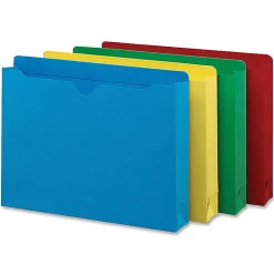 Smead® Heavyweight Color File Jackets, Letter Size, 2
