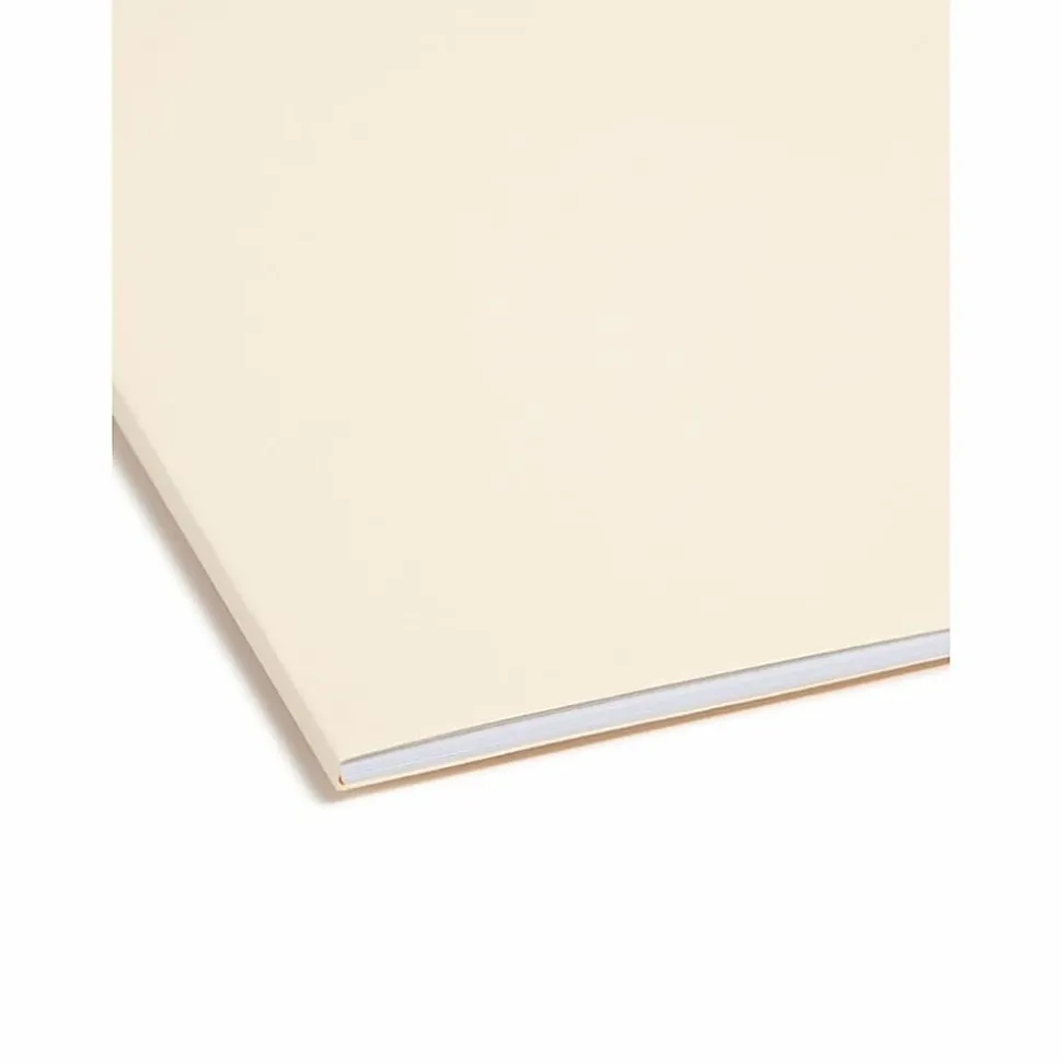 Smead® Heavyweight Manila Fastener Folders, Letter Size, Pack Of 50