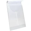 Smead 2-Hole Punched Poly Retention Jacket, Letter/Legal, Clear, Box of 24