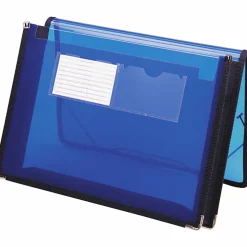 Smead® Inndura UltraColor Expanding Wallet, Letter Size, 5 1/4" Expansion, Blue
