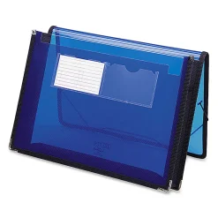 Smead® Inndura UltraColor Expanding Wallet, Letter Size, 5 1/4" Expansion, Blue