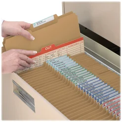 Smead® Kraft Fastener Folders, 2/5 Cut, Legal Size, Kraft, Box Of 50