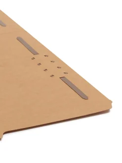 SmeadĀ® Kraft Reinforced Tab Fastener Folders, 3/4" Expansion, 8 1/2" x 11", Letter, Brown, Box of 50