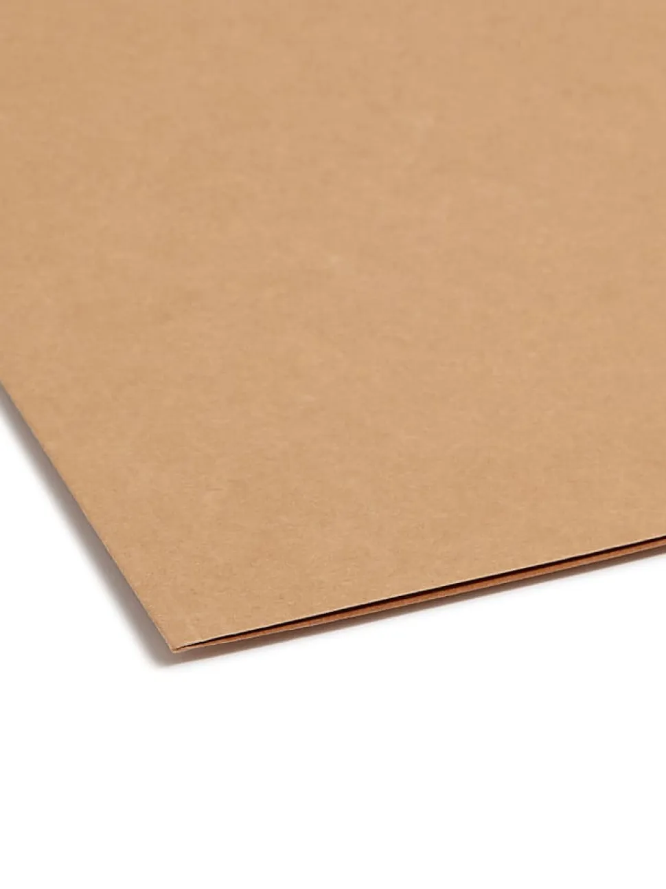 Smead® Kraft Reinforced Tab Fastener Folders, Letter Size, 1/3 Cut, Pack Of 50