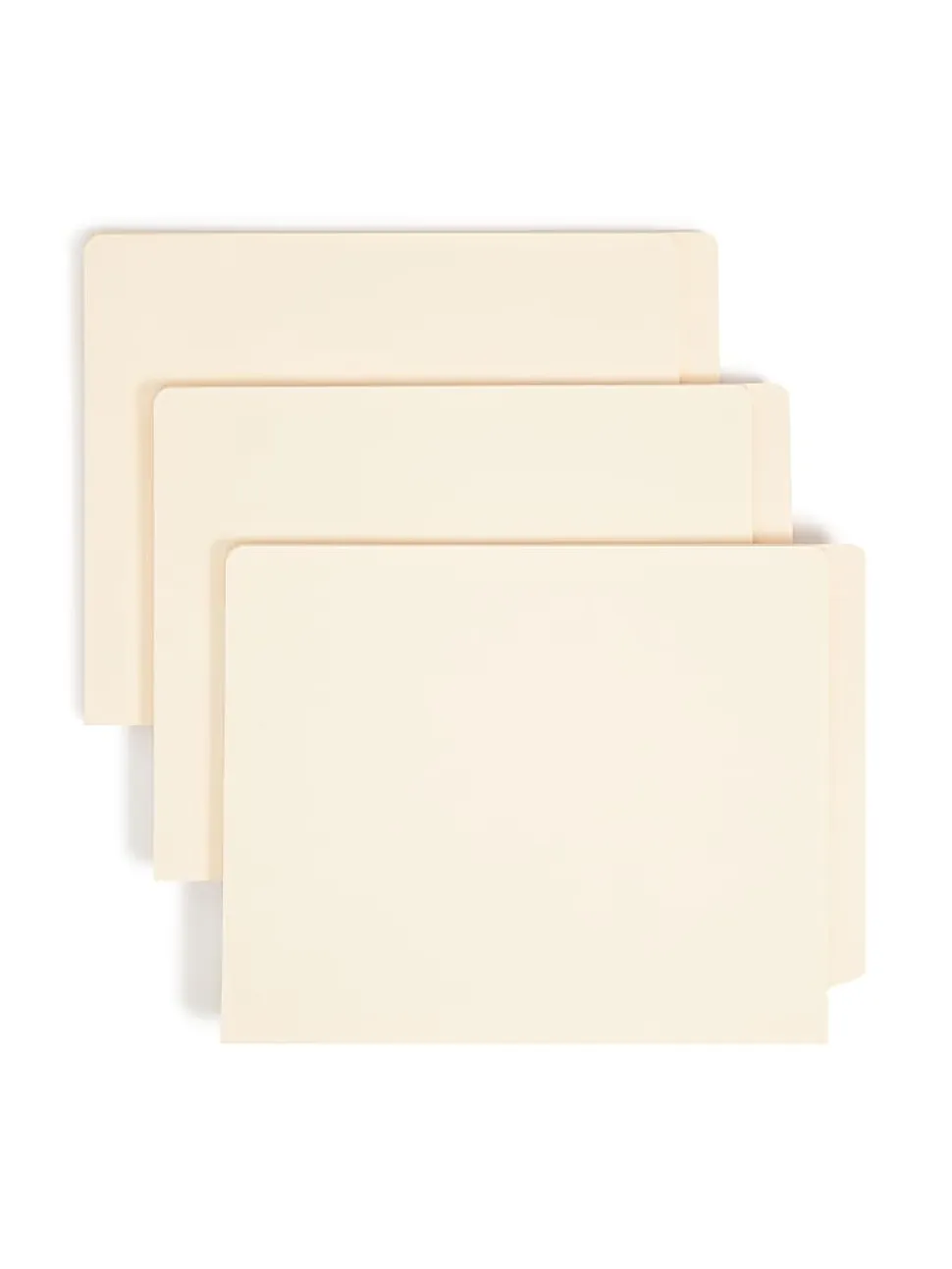 Smead® Manila End-Tab Expanding Folders, 1 1/2" Expansion, Letter Size, Manila, Box Of 50