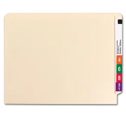 Smead® Manila End-Tab Expanding Folders, 1 1/2" Expansion, Letter Size, Manila, Box Of 50
