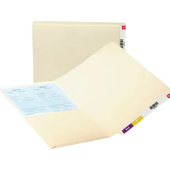 Smead® Manila End-Tab Pocket Folders, Straight Cut, Letter Size, Pack Of 50