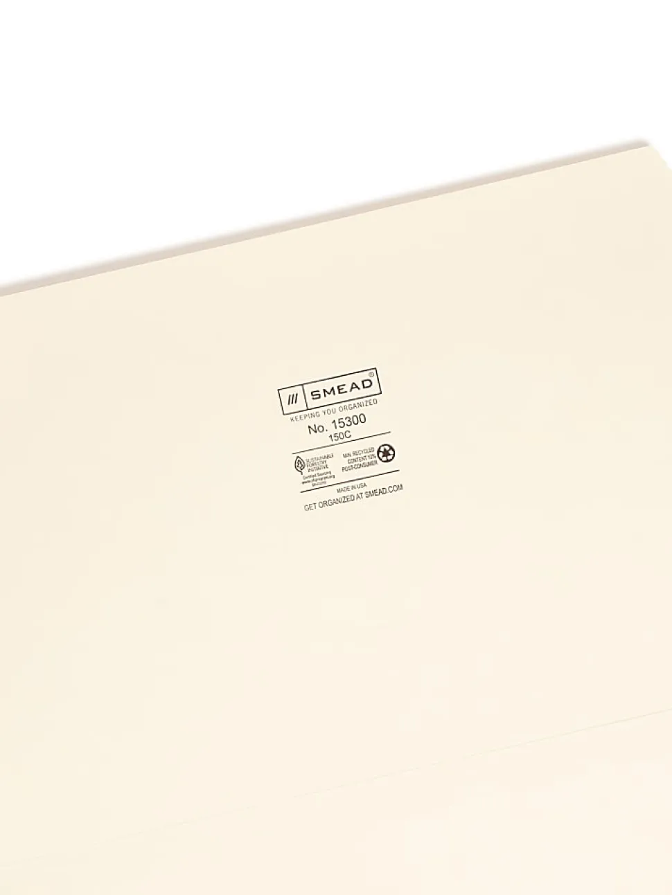 Smead® Manila File Folders, Legal Size, Straight Cut, Pack Of 100
