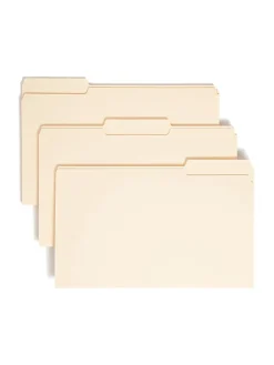 Smead® Manila File Folders, Legal Size, 1/3 Cut, Pack Of 100 (15330)