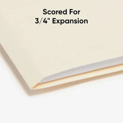 Smead® Manila File Folders, Legal Size, 1/3 Cut, Pack Of 100 (15330)