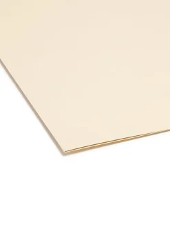 Smead® Manila File Folders, Letter Size, 1/3 Cut, 100% Recycled, Box Of 100