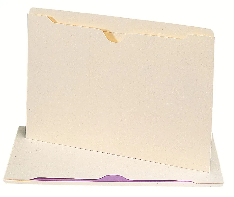 Smead® Manila File Jackets, Reinforced Tab, 9 1/2" x 14 3/4", Pack Of 100
